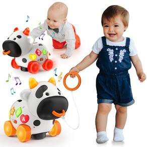 Brinquedo musical bilíngue Talkfun para bebês de 6 a 18 meses com luz
