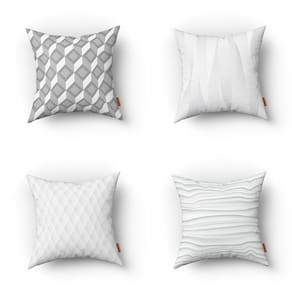 Kit Capas De Almofadas Decorativas Estampadas 30X30Cm 383