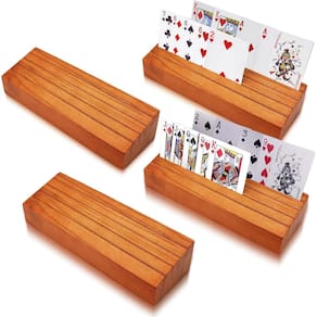 Porta-cartas de baralho Hismocal Deck Stand para crianças ou idosos