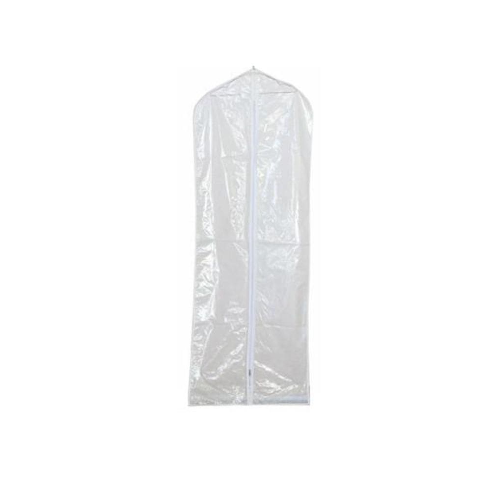 Kit 5 Capa Fundo Tnt Frente Pvc Cristal Vestido 1,80 Branco