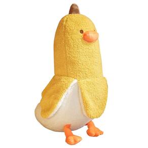 Almofada de abraço de pelúcia PEACH CAT Banana Duck 90 cm amarela