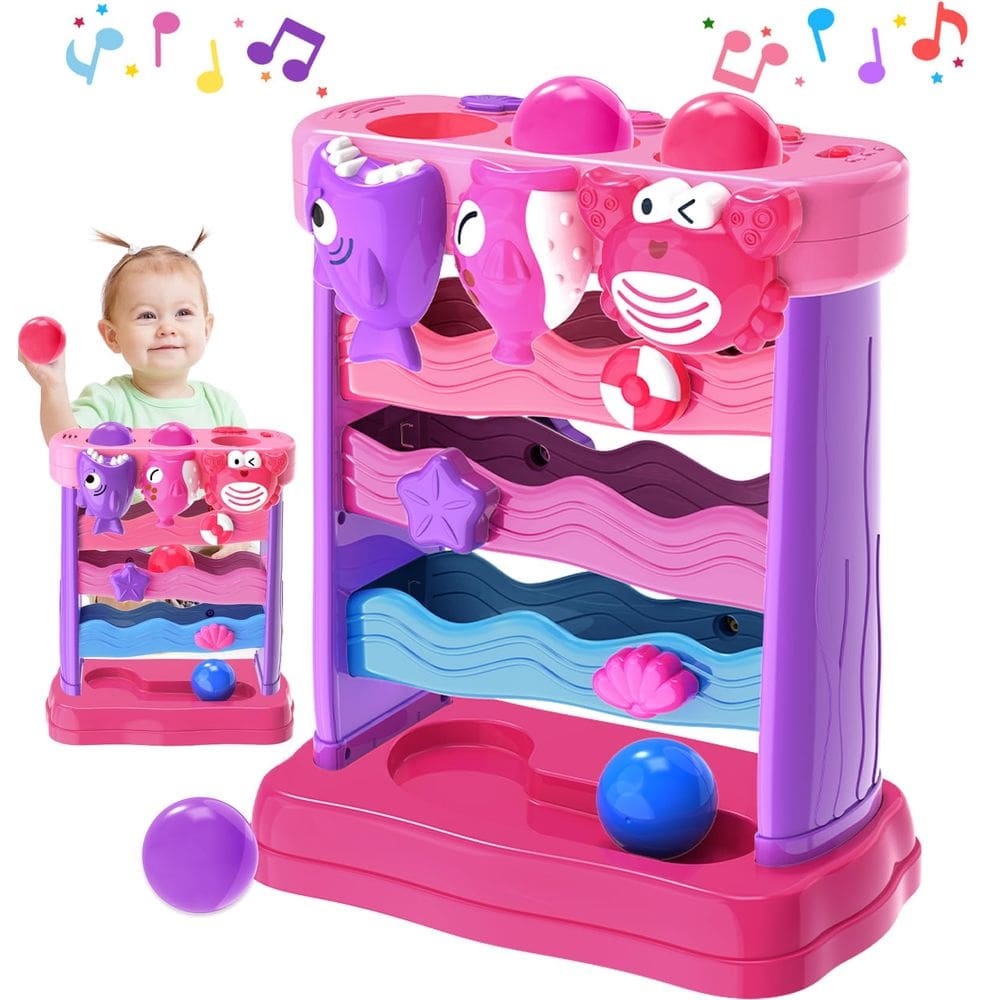 Brinquedo YEGEER para meninas de 1 a 3 anos, musical, interativo