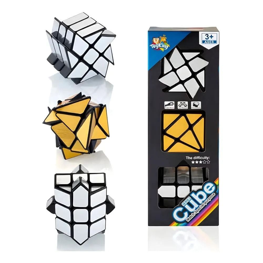 Conjunto 3 Cubos Mágicos Series Cube em Plástico Toy King