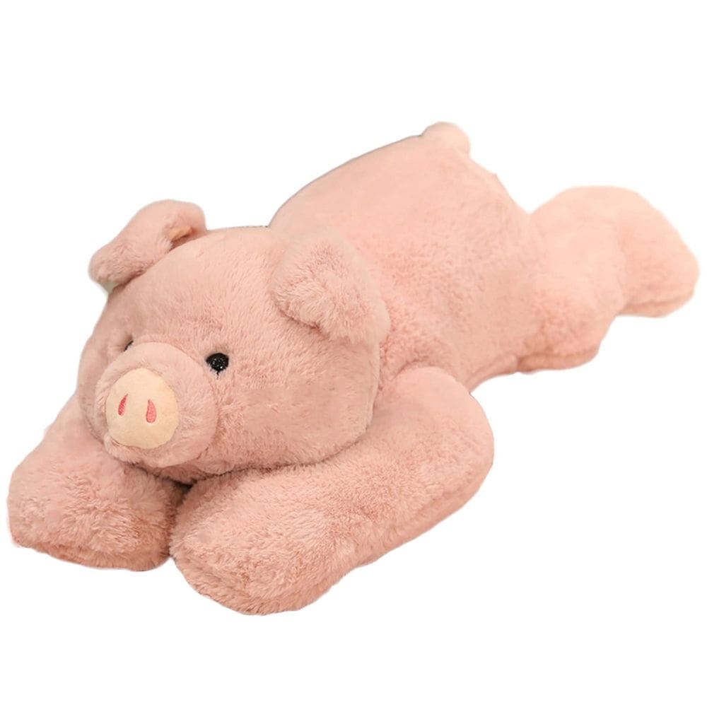 Brinquedo de pelúcia para animais de pelúcia Doireum Weighted Pig 400g 30cm