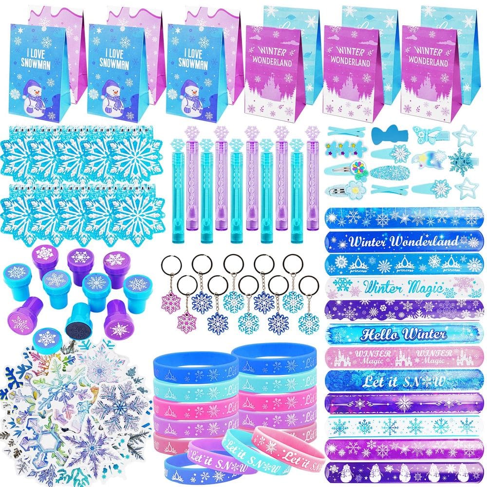 Conjunto de lembrancinhas We1stdSee Frozen, 138 unidades para aniversário de meninas