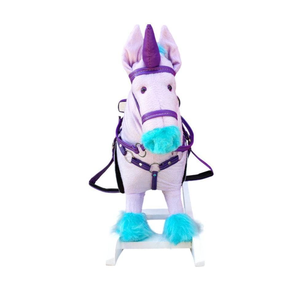 Unicornio De Balanço Upa Upa Pelúcia Mundo Encantado
