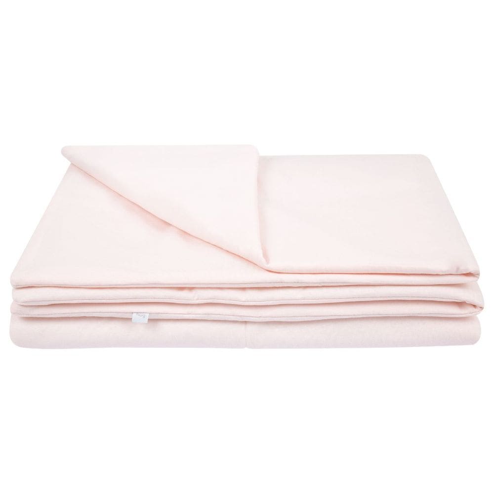 Edredom Bebê para Berço Liso 90cm x 70cm Rosa Claro - Hug