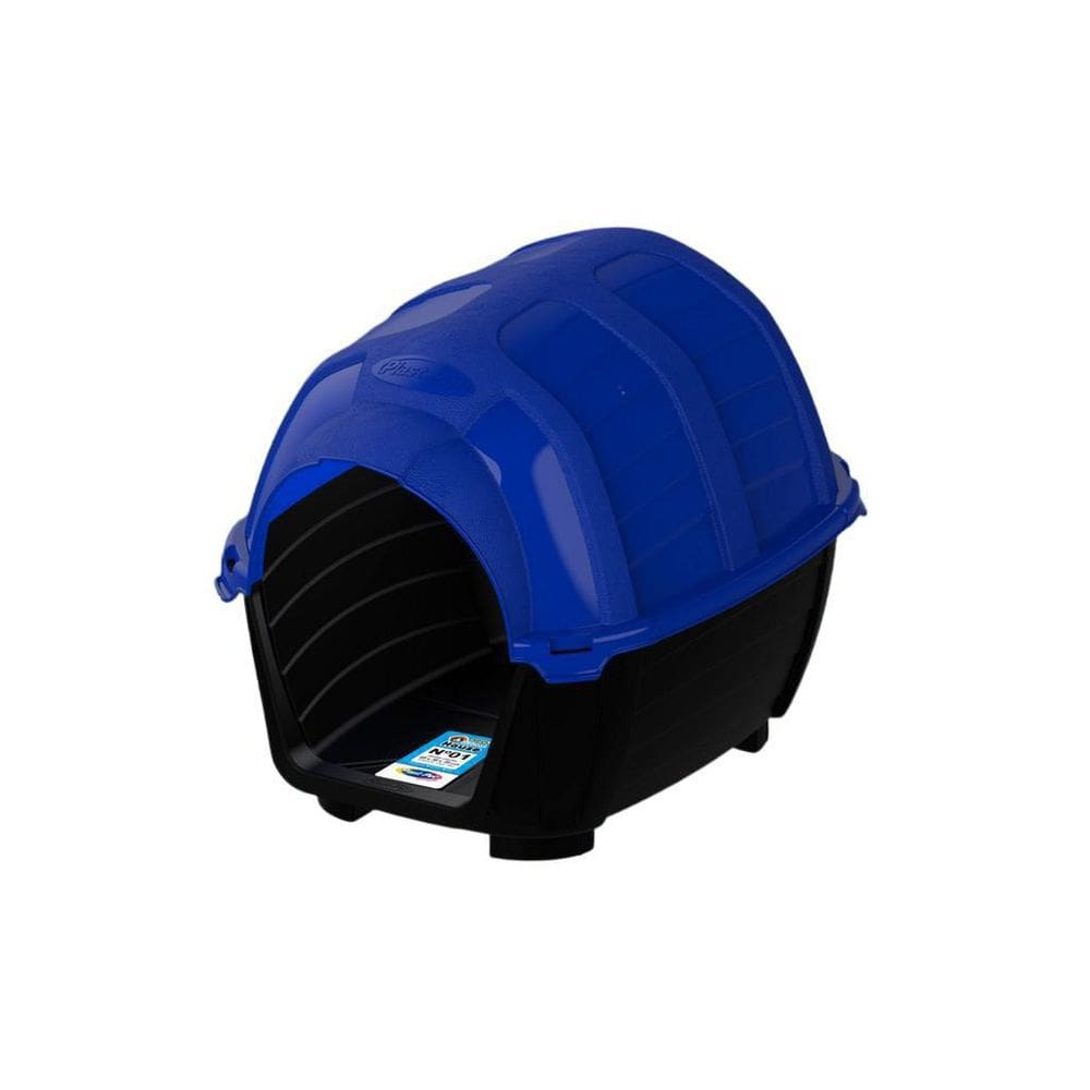 Casinha Para Cães Stone House Plast Pet - Azul Nº1
