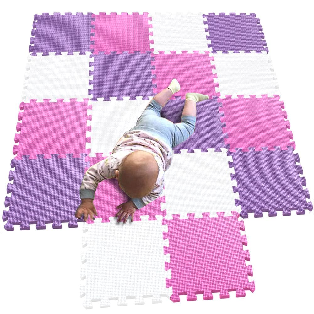 Tapetes de jogo Puzzle MQIAOHAM 18 peças Soft Baby Play Mats