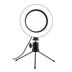 Ring Light De Mesa Iluminador De Led Tripé 6 Polegadas 16Cm