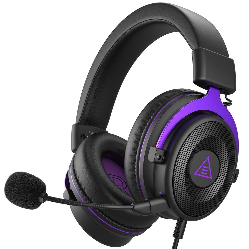 Fone de ouvido para jogos EKSA E900 com microfone para PC/PS4/PS5/Xbox