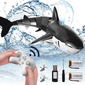 Escala 1:18 de controle remoto Shark Bennol para crianças de 4 a 9 anos