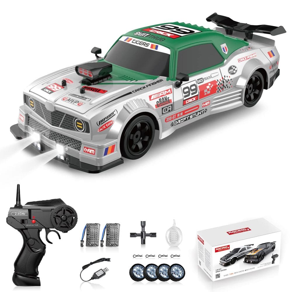 Controle remoto Car Sakeye 1/16 2,4 GHz 4WD RC Drift com spray