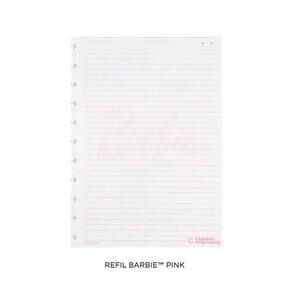 Refil Pautado Barbie Pink A5 50fls - Caderno Inteligente