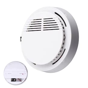 Detector de Fumaça Fogo Incendio Sensor Fotoeletrico Alarme 85db Casa Comercio Residencial Empresarial Comercial Segurança Proteçao