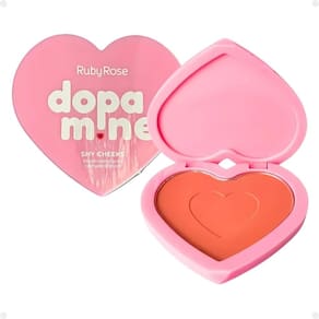 Blush Compacto Ruby Rose Dopamine Shy Cheeks Coral Affair Hb-F1002-4