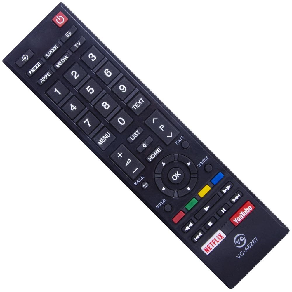 Controle Compativel Tv Led Toshiba Philco Vc-A8287