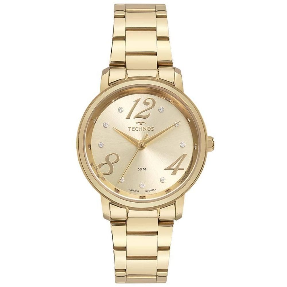 Relógio Technos Feminino Elegance Dourado 2035mya/1d 32mm