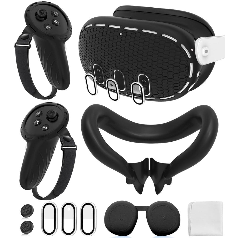 Conjunto de capa de silicone de acessórios VR para Meta/Oculus Quest 3