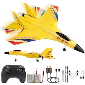 Avião RC Glider RoofWorld RoofWorld SU-27 2,4 GHz 2CH com giroscópio