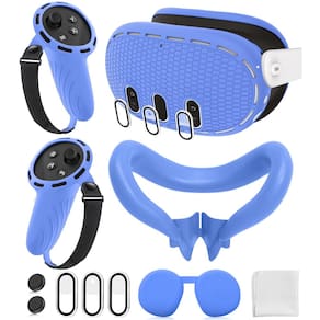 Conjunto de capa de silicone de acessórios VR para Meta/Oculus Quest 3
