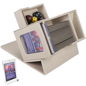 Caixa de armazenamento de cartas AFIING para cartas colecionáveis 120+ MTG Deck Box