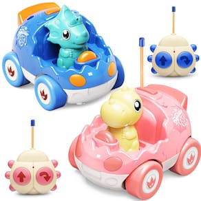 Pacote de 2 brinquedos de carro com controle remoto Kidz do para meninas de 2 a 4 anos