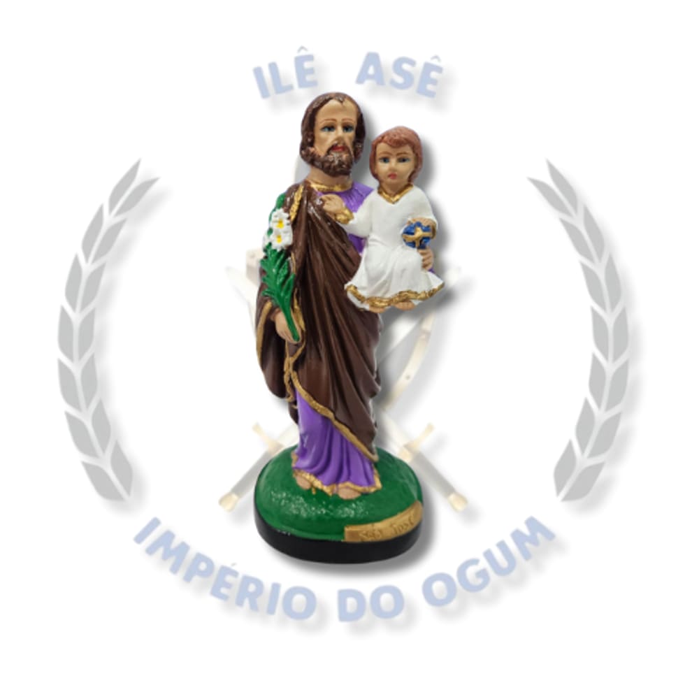 Imagem Gesso Católico 20 Cm - São José