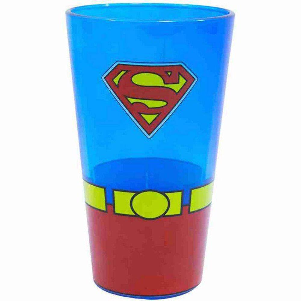 Copo Vidro Superman 450Ml - Liga Da Justiça