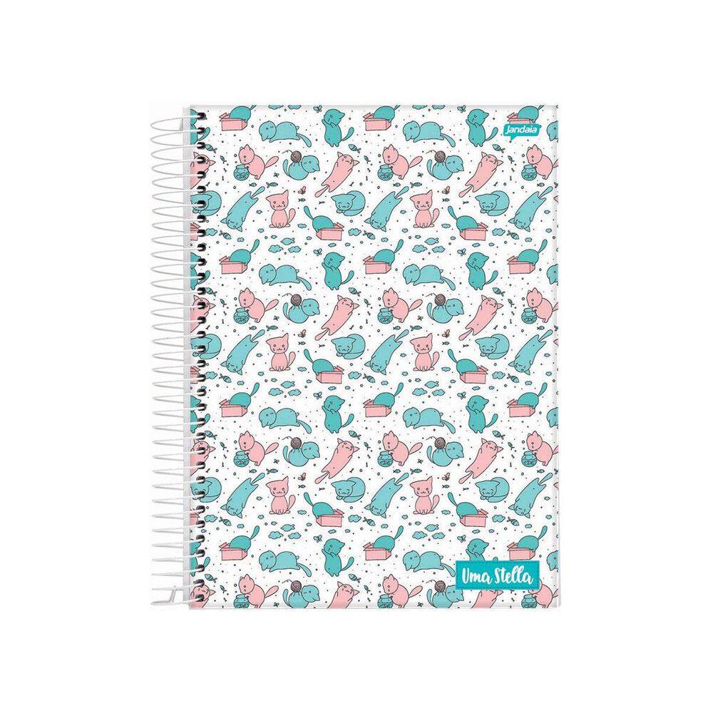 Caderno Espiral 10X1 Capa Dura Stella 160 Folhas 4 Un