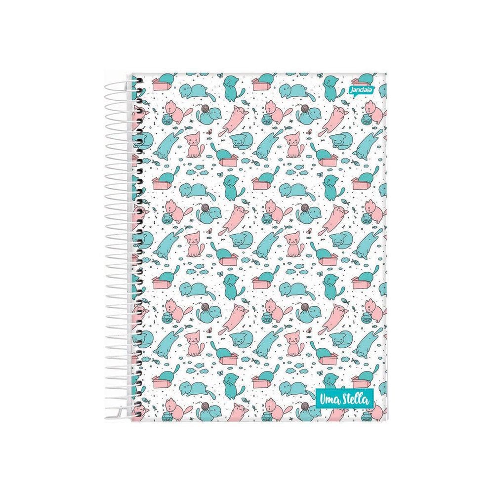 Caderno Espiral 10X1 Capa Dura Stella 160 Folhas 4 Un
