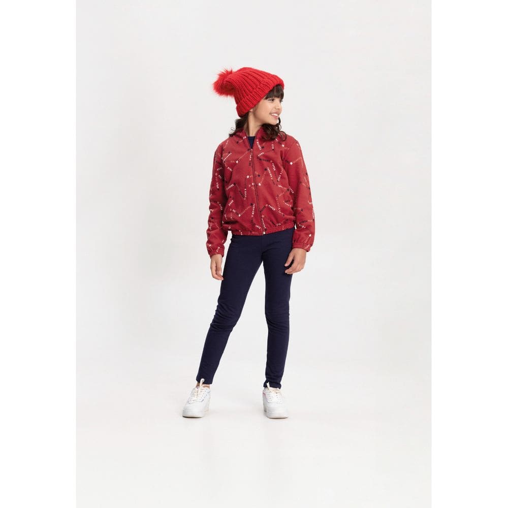 Conjunto Jaqueta e Calça Legging Menina Alakazoo Ref. 65699