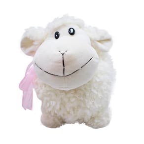 Ovelha Branca Laço 20Cm Pelúcia - Xt8854M-Sp-F F1A