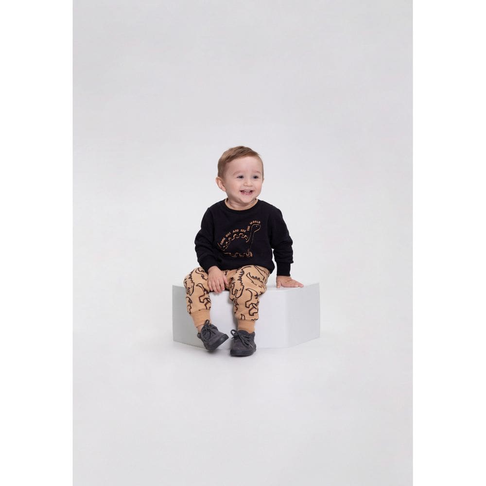 Conjunto Moletom Menino Dinossauro Alakazoo Ref. 65227