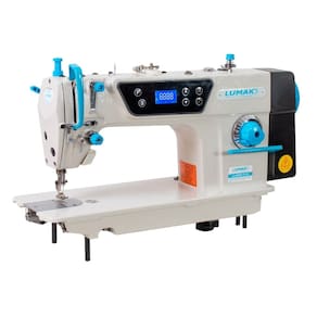Reta Industrial Lumak, Direc Drive- LED+Rodinhas no pé-