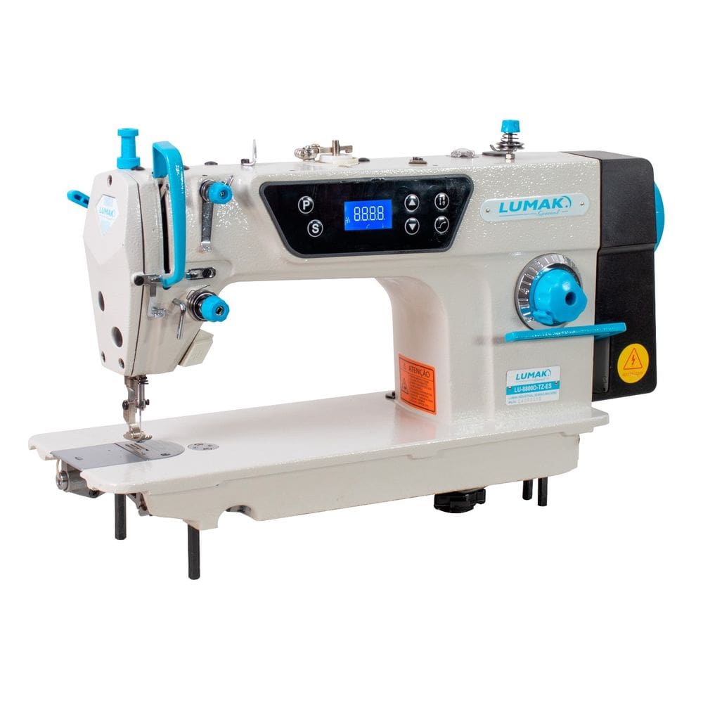 Reta Industrial Lumak, Direc Drive- LED+Rodinhas no pé-