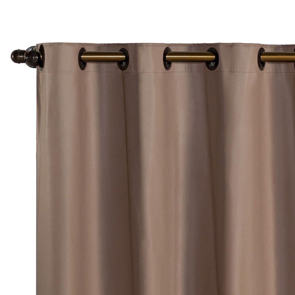 Cortina Folha Blackout Pvc 1,40M X 1,60M Uma Parte Avelã