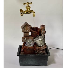 Fonte de Água Torneira Flutuante Decorativa, Ideal para Pátios e Varandas