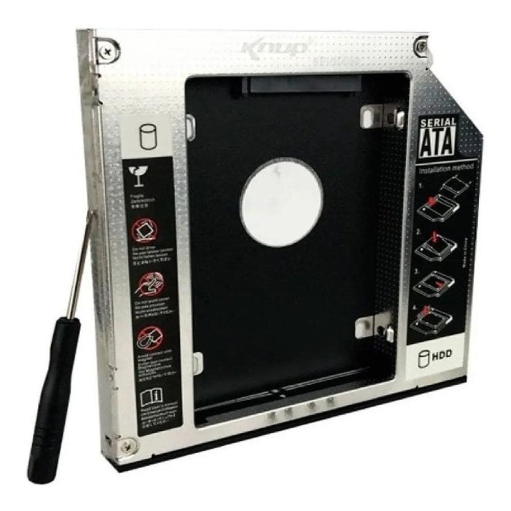 Adaptador Caddy Dvd Para Hd Ou Ssd Notebook Drive 9.5Mm