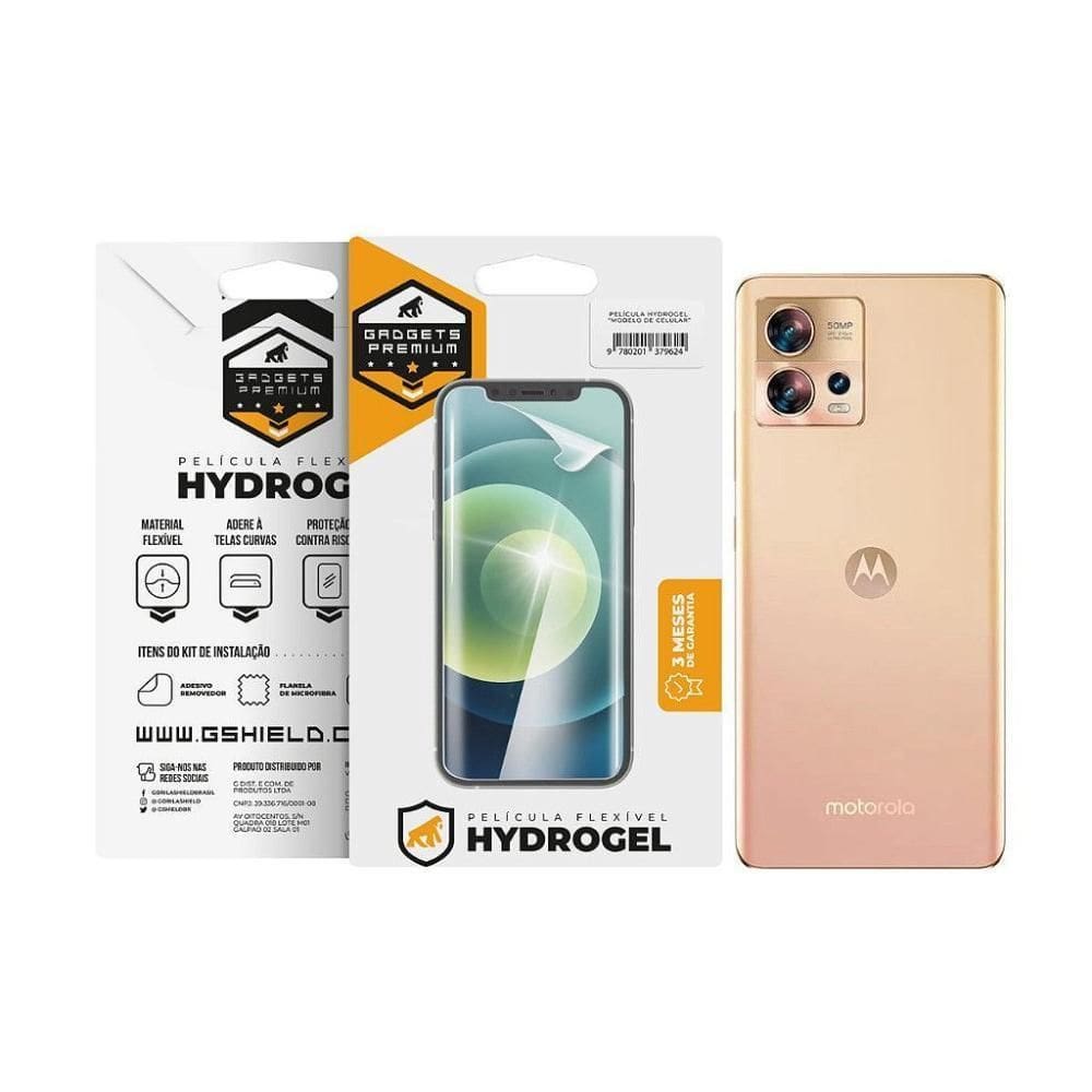 Película Motorola Edge 30 Fusion 5G - Traseira Hydrogel Hd