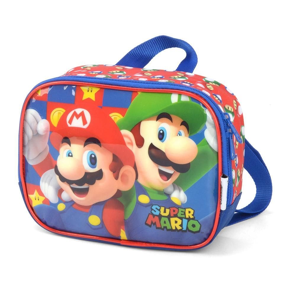 Lancheira Escolar Super Mário Luxcel