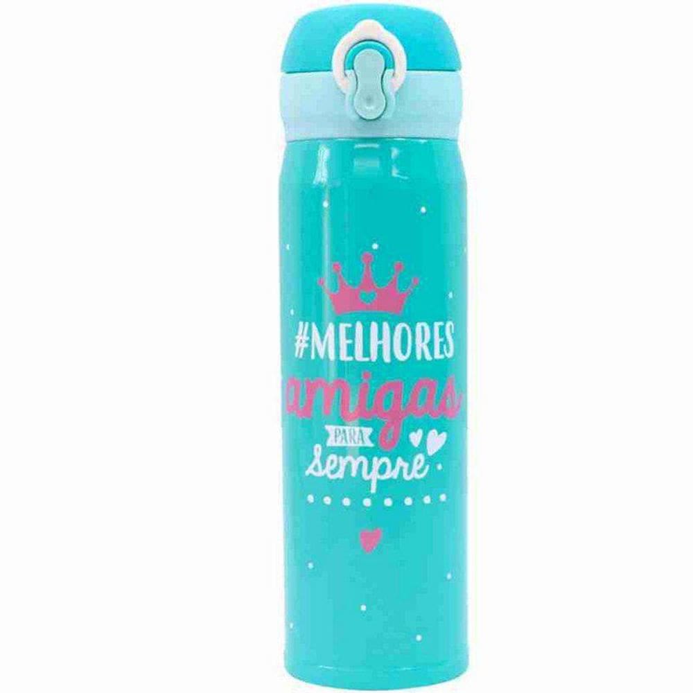 Garrafa Térmica Verde Melhores Amigas 400Ml - Projeto Kiwi