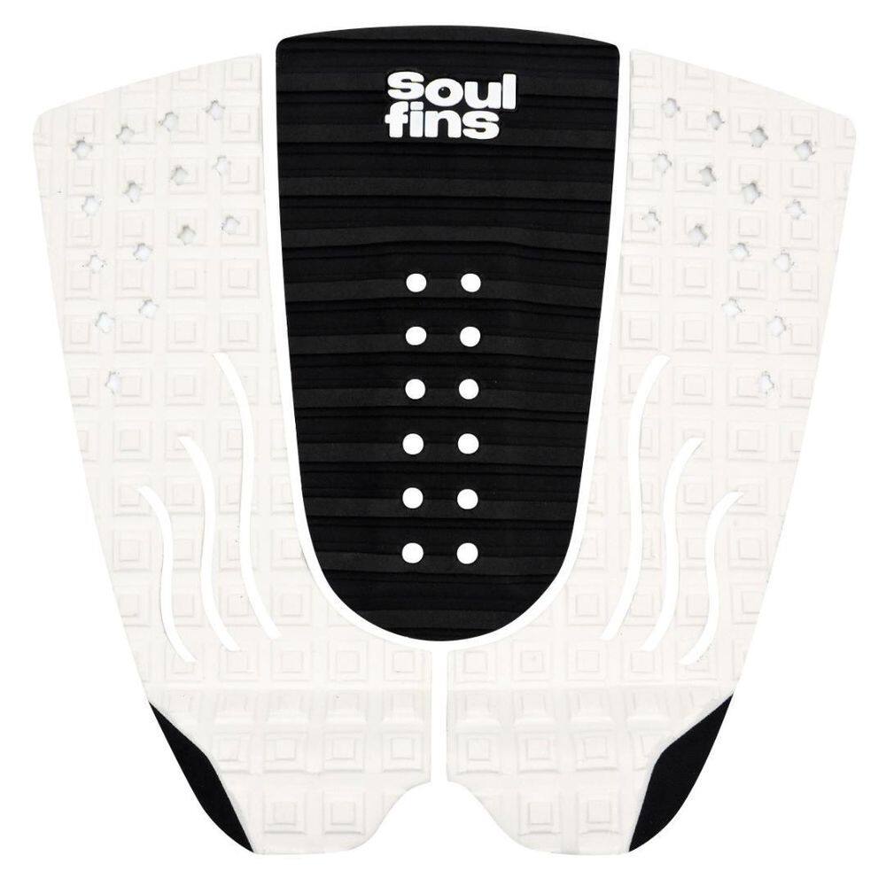 Deck Surf Antiderrapante - Soul Fins Colors Preto/Branco 63