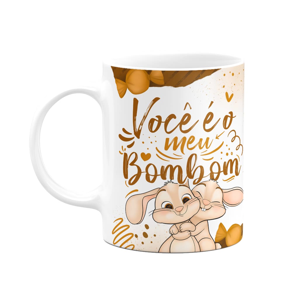 Caneca Páscoa Doce - Você é o meu bombom