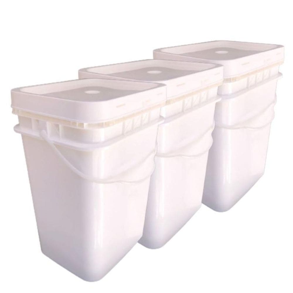 Balde P Selador De Concreto 20L Retangular Com Tampa