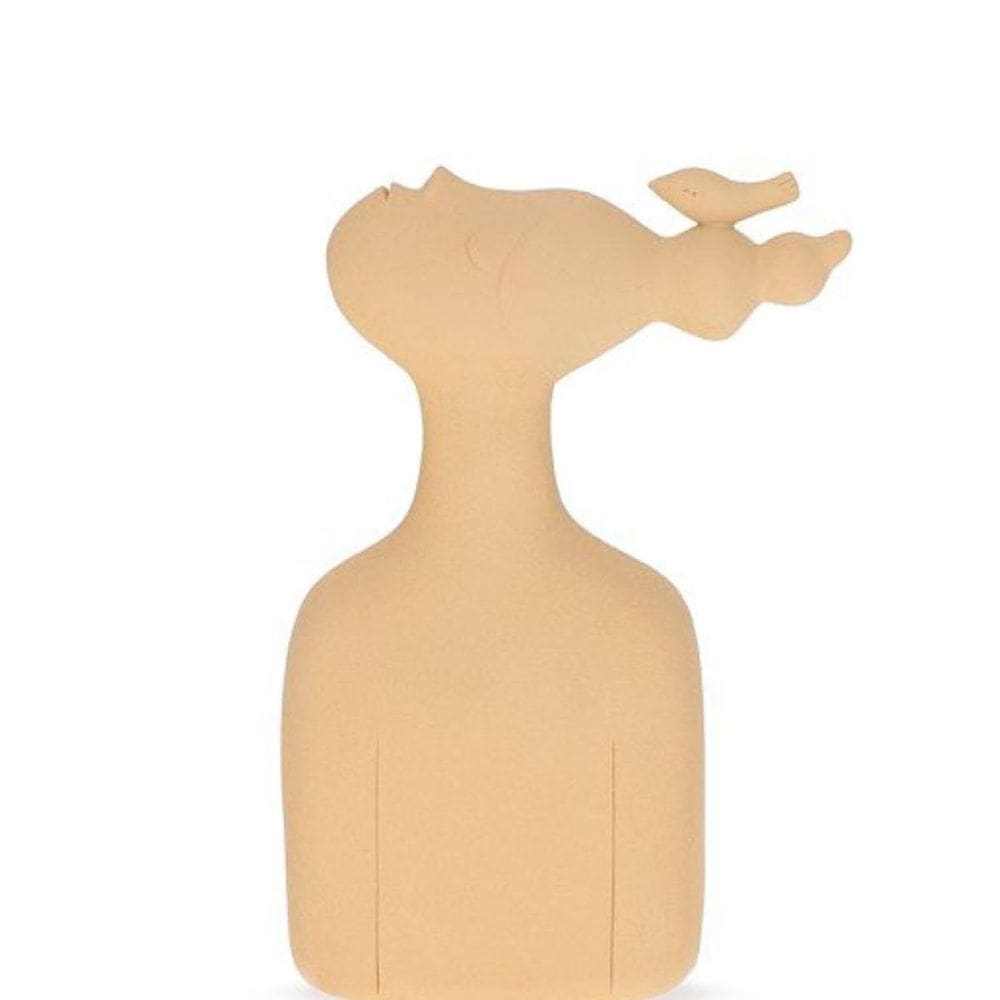 Escultura Mulher C/Pássaro 26X18X9Cm 19821 Mart