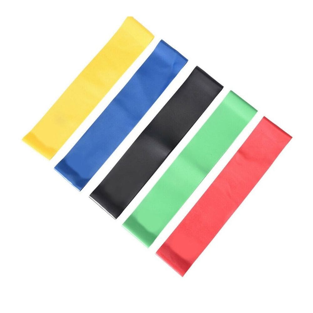 Kit Faixa Elastica Extensor 5 Niveis Fitness Látex