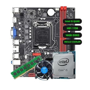 Kit Upgrade Intel I5 Quarta Geração Placa Mãe H81 Ram 16GB DDR3