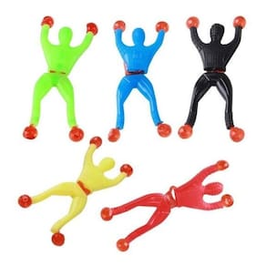 Kit 20 Homem Geleca Gruda Na Parede Brinquedo Homem Aranha
