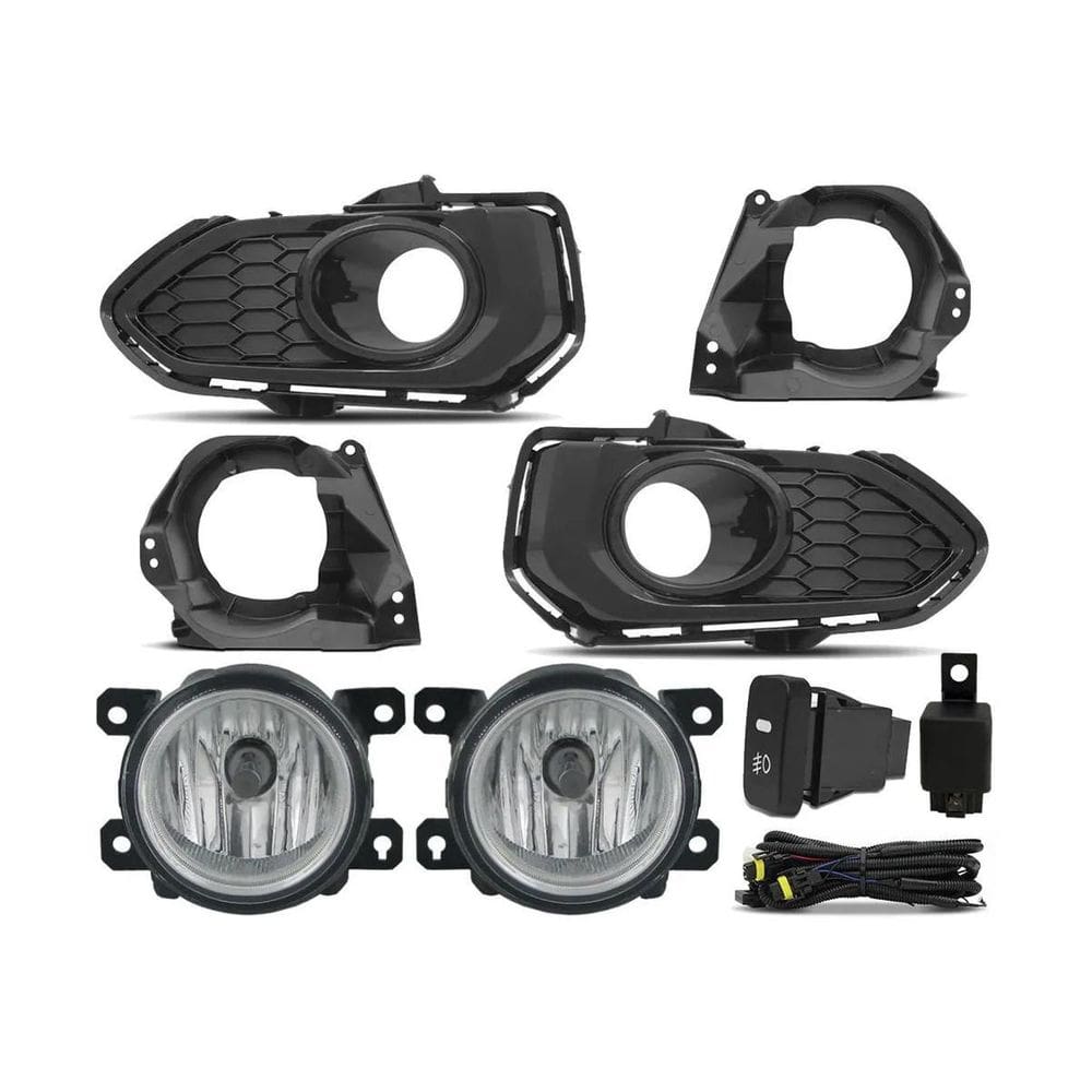 Kit Farol Milha Honda Fit 2018 2019 Com Kit Lâmpada Led